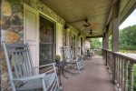 Front Porch with 4 Rocking Chairs 